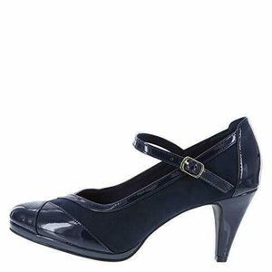 Navy Mary Jane Heels